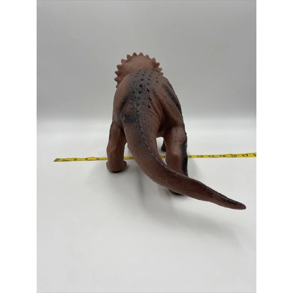 Triceratops Dinosaur Electronic Toy with Sounds Squeezable Rubber 20
